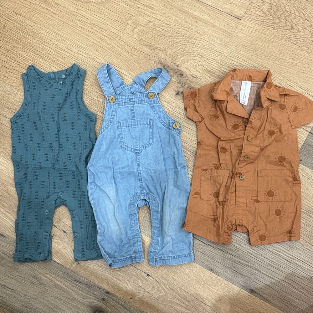 Baby Romper and Overalls Sets